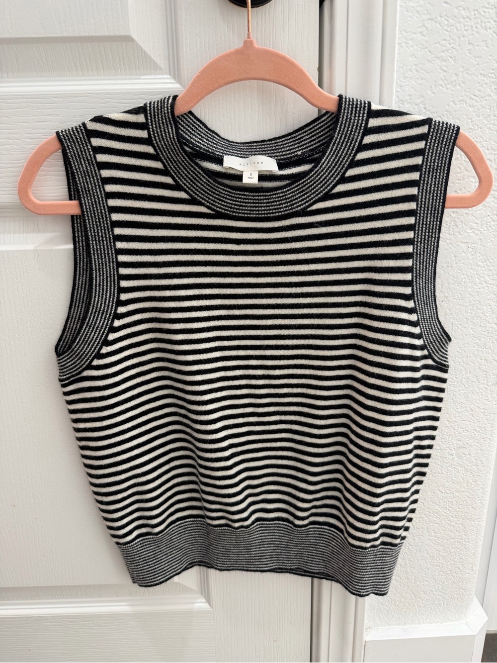 all:row Stripe Sweater Tank